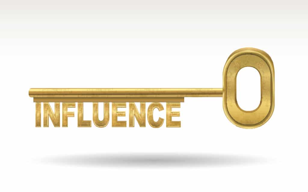 What is influence in leadership