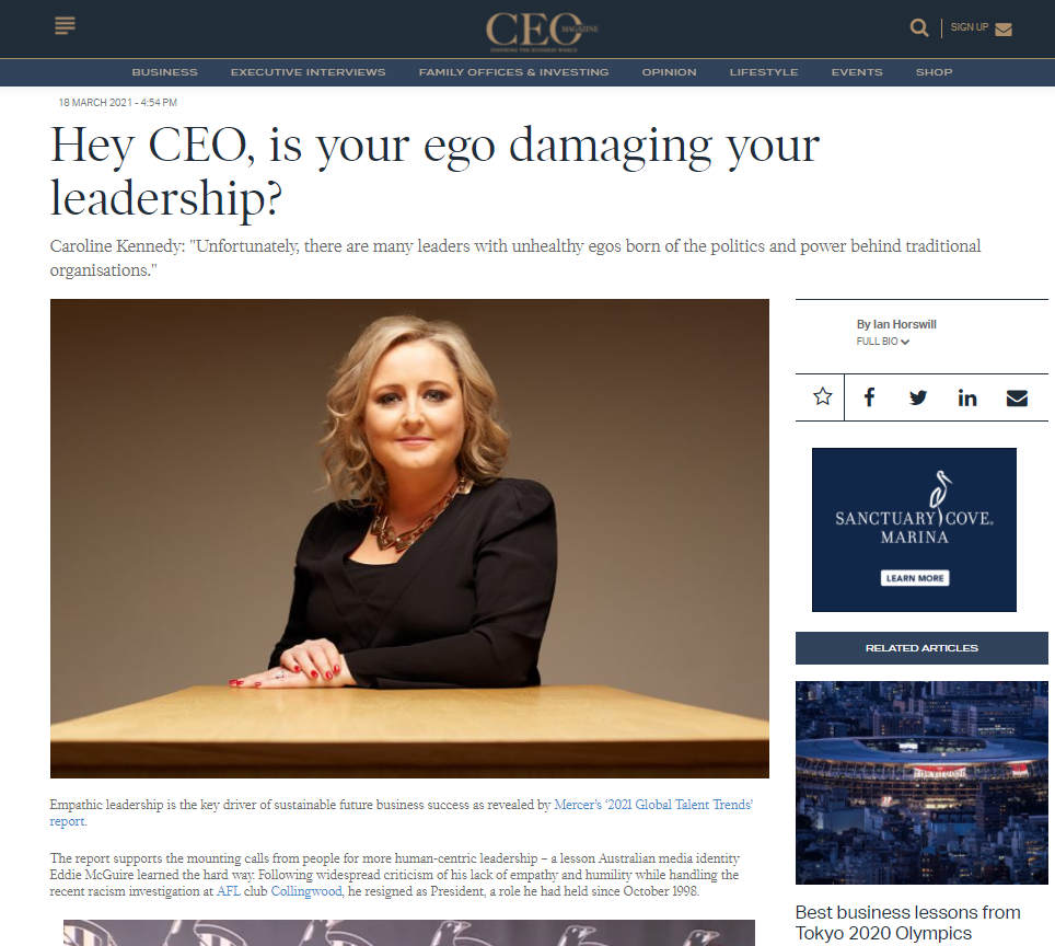 CEO Magazine Caroline Kennedy