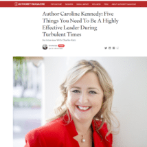 Authority Magazine - Caroline Kennedy Media Interview